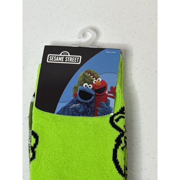 Oscar Grouch Socks Crazy Fun Graphic Novelty Dad Gift Silly Odd Cool Funny Mens - Picture 2 of 5